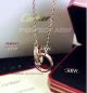 Perfect Replica Cartier Pink Gold Love Pendant Necklace With Double Rings (6)_th.jpg